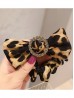 Leopard Print Hair Scrunchies 